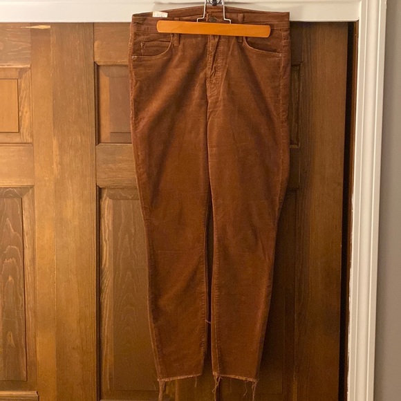 Mother jeans the stunner ankle fray hopscotch monk’s robe corduroys 28 - Picture 1 of 7